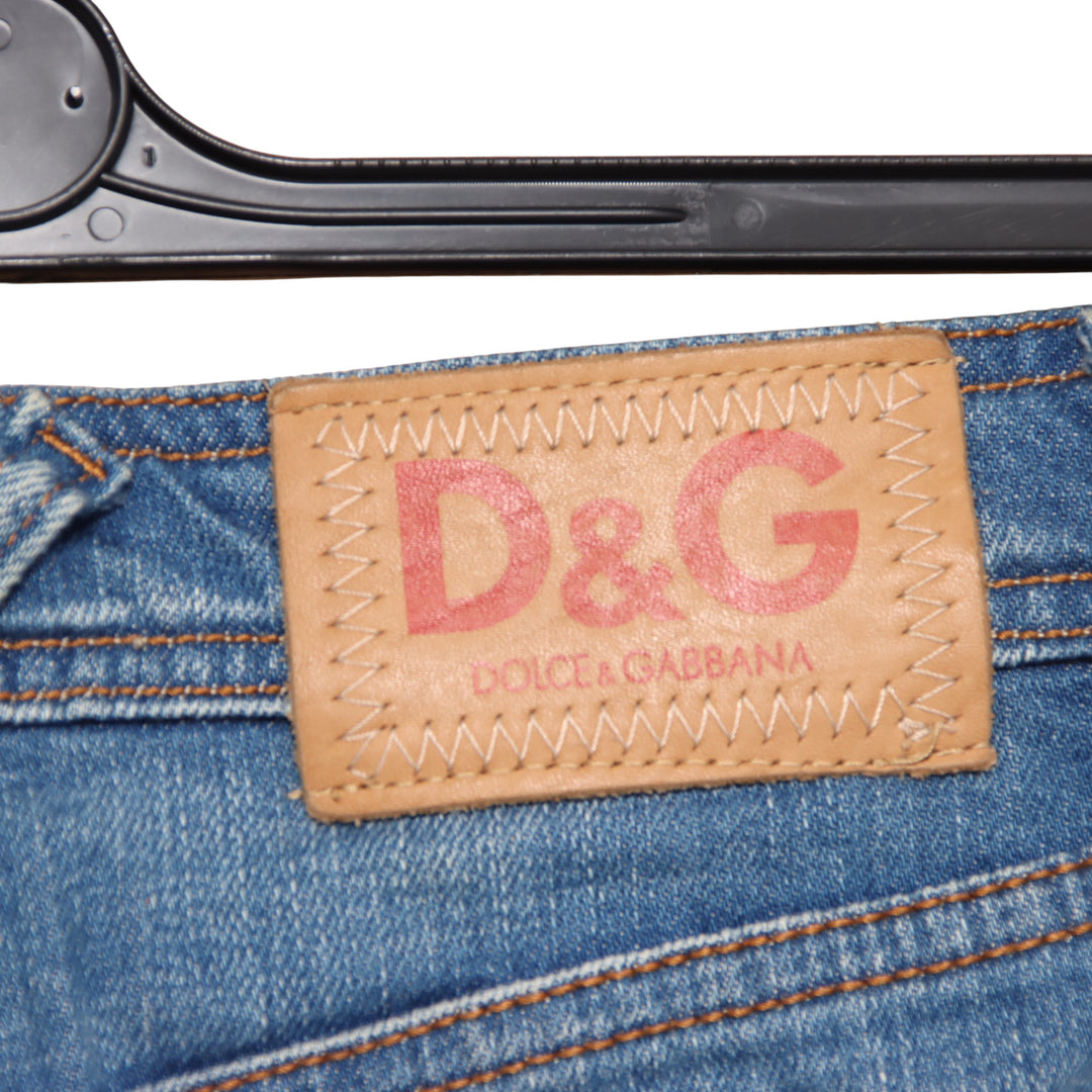 Dolce & Gabbana Minigonna di Jeans Denim W26 Donna
