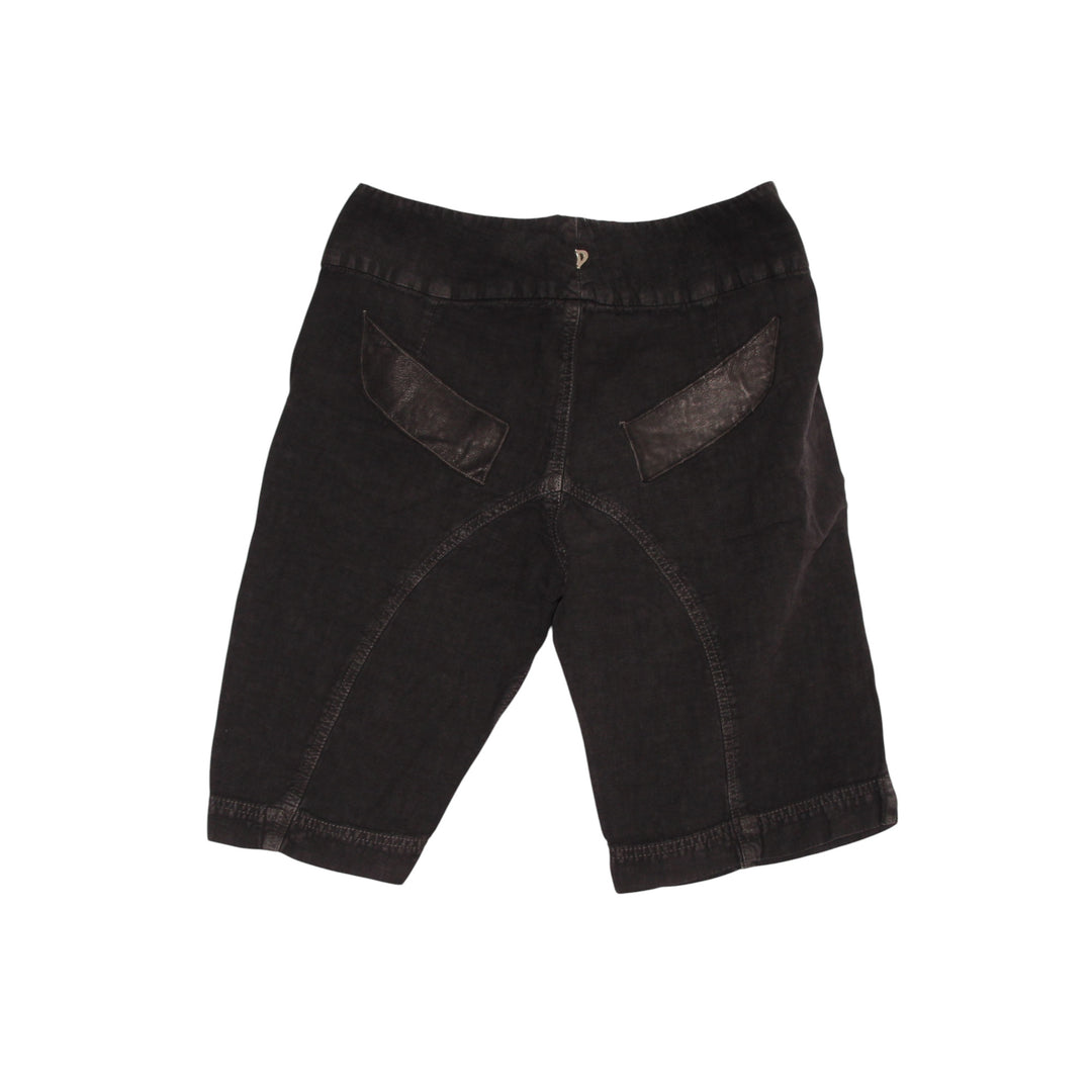 Dondup Bermuda Nero W27 Donna Deadstock