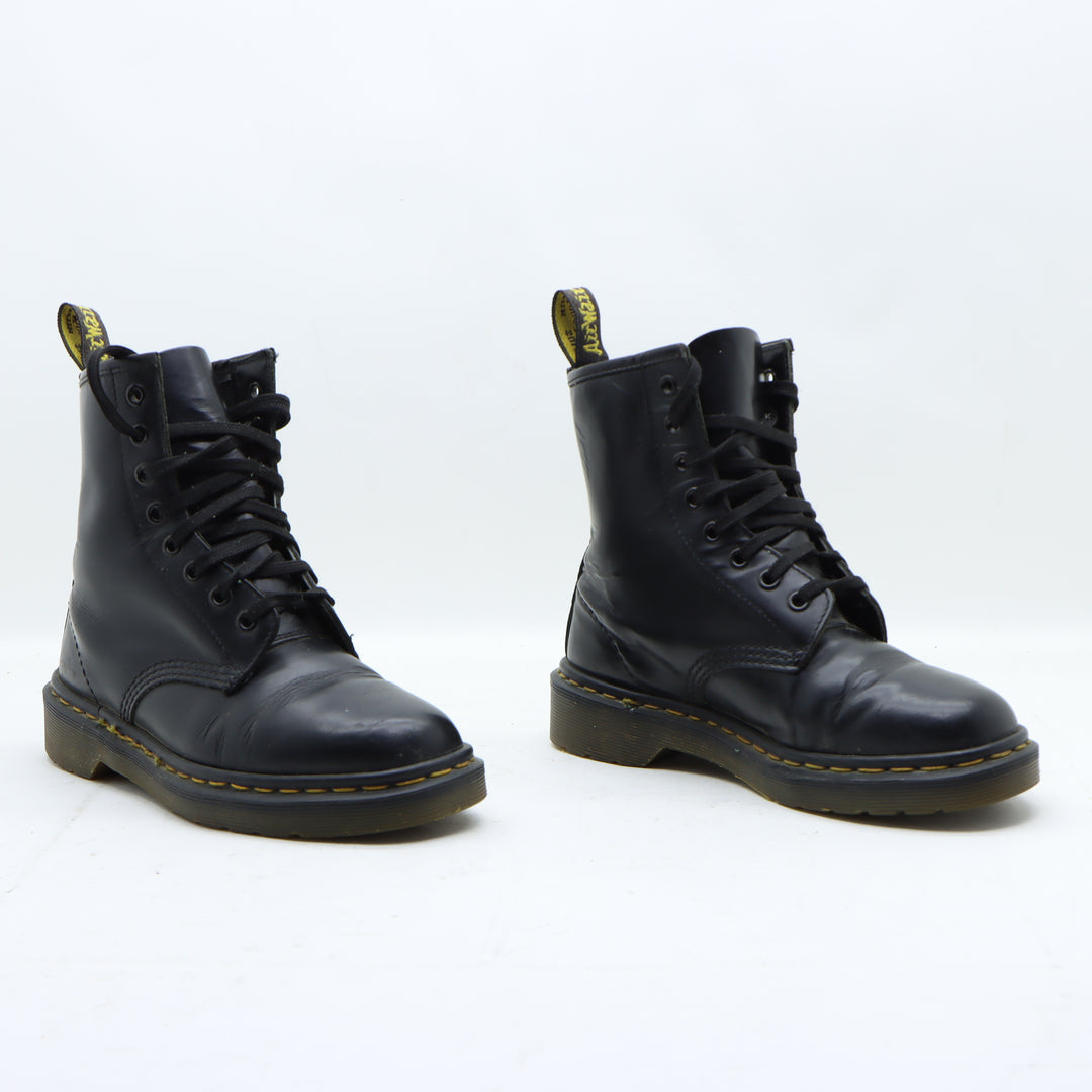 Dr. Martens 1460 Stivaletto Nero in Pelle Numero 36 Donna Made in England