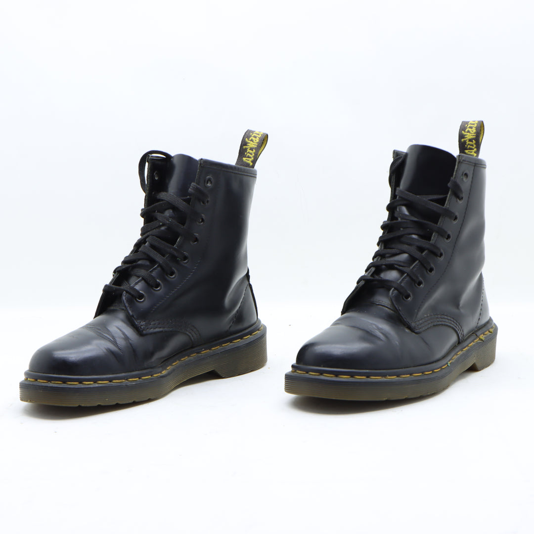 Dr. Martens 1460 Stivaletto Nero in Pelle Numero 36 Donna Made in England