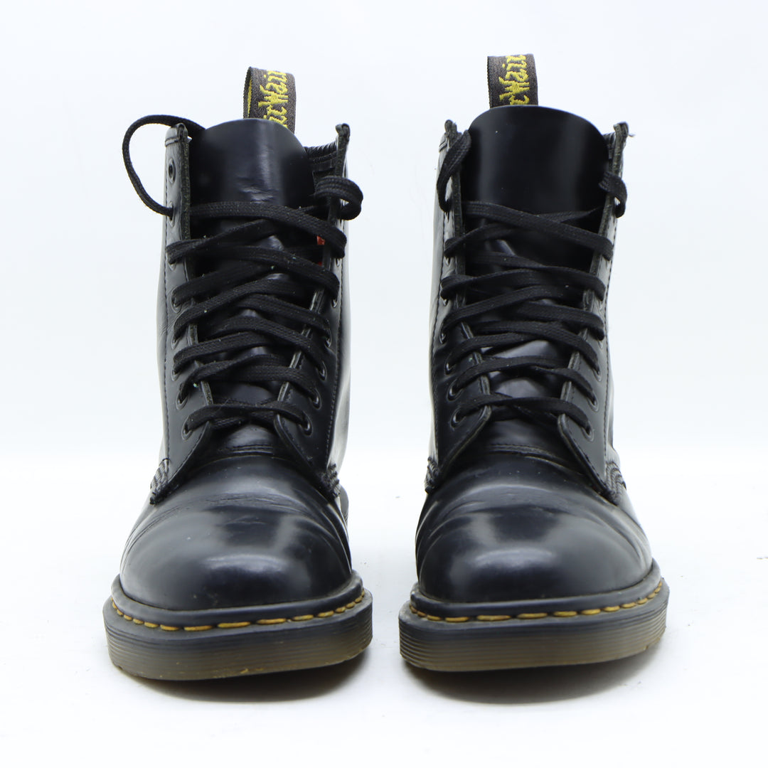 Dr. Martens 1460 Stivaletto Nero in Pelle Numero 36 Donna Made in England