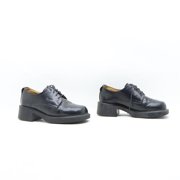 Dr. Martens 8461 scarpa platform nero in pelle numero 38 donna made in England