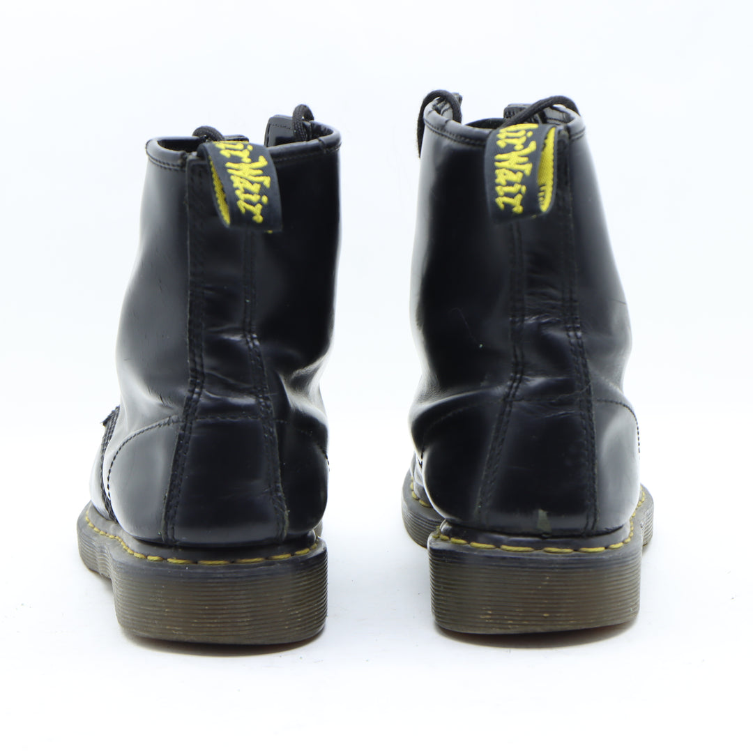 Dr. Martens Stivaletto Nero in Pelle Numero 39 Donna