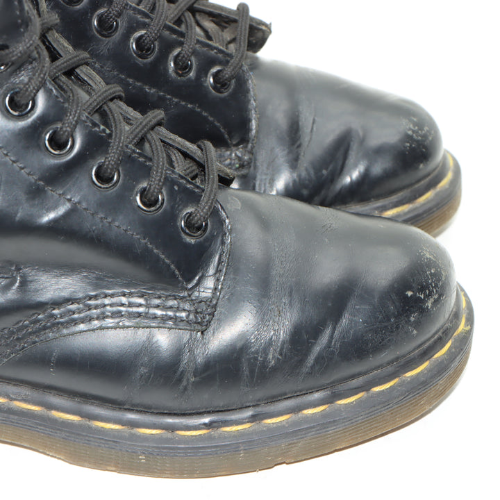 Dr. Martens Stivaletto Nero in Pelle Numero 39 Donna