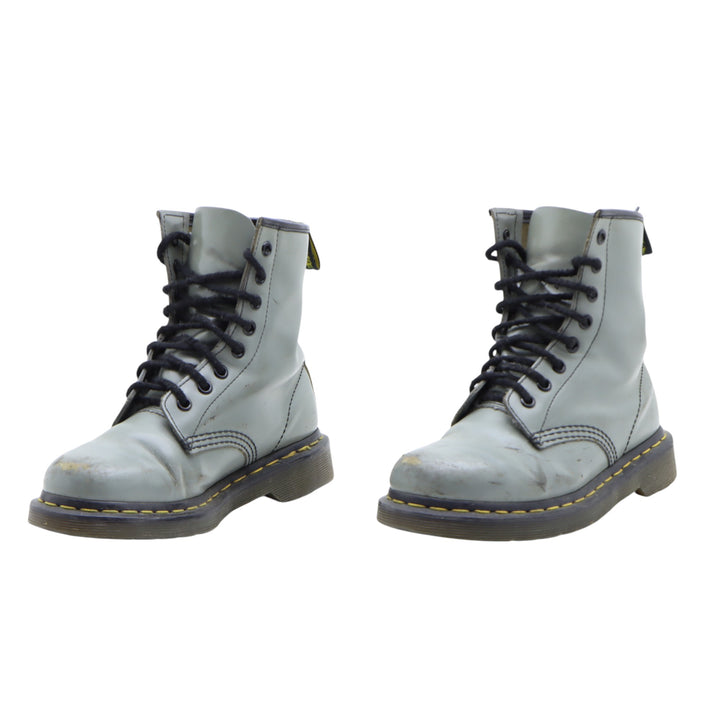 Dr. Martens 1460 Stivaletto Grigio in Pelle Numero 37 Unisex