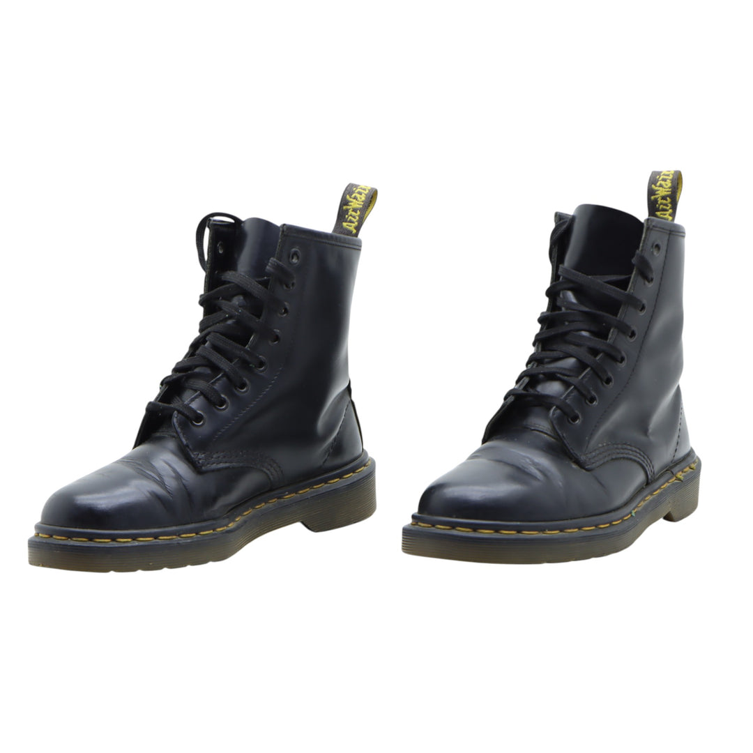 Dr. Martens 1460 Stivaletto Nero in Pelle Numero 36 Donna Made in England