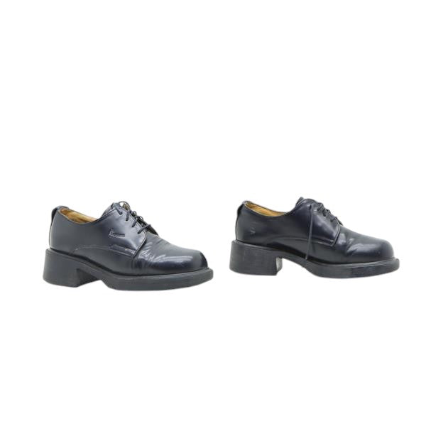 Dr. Martens 8461 scarpa platform nero in pelle numero 38 donna made in England