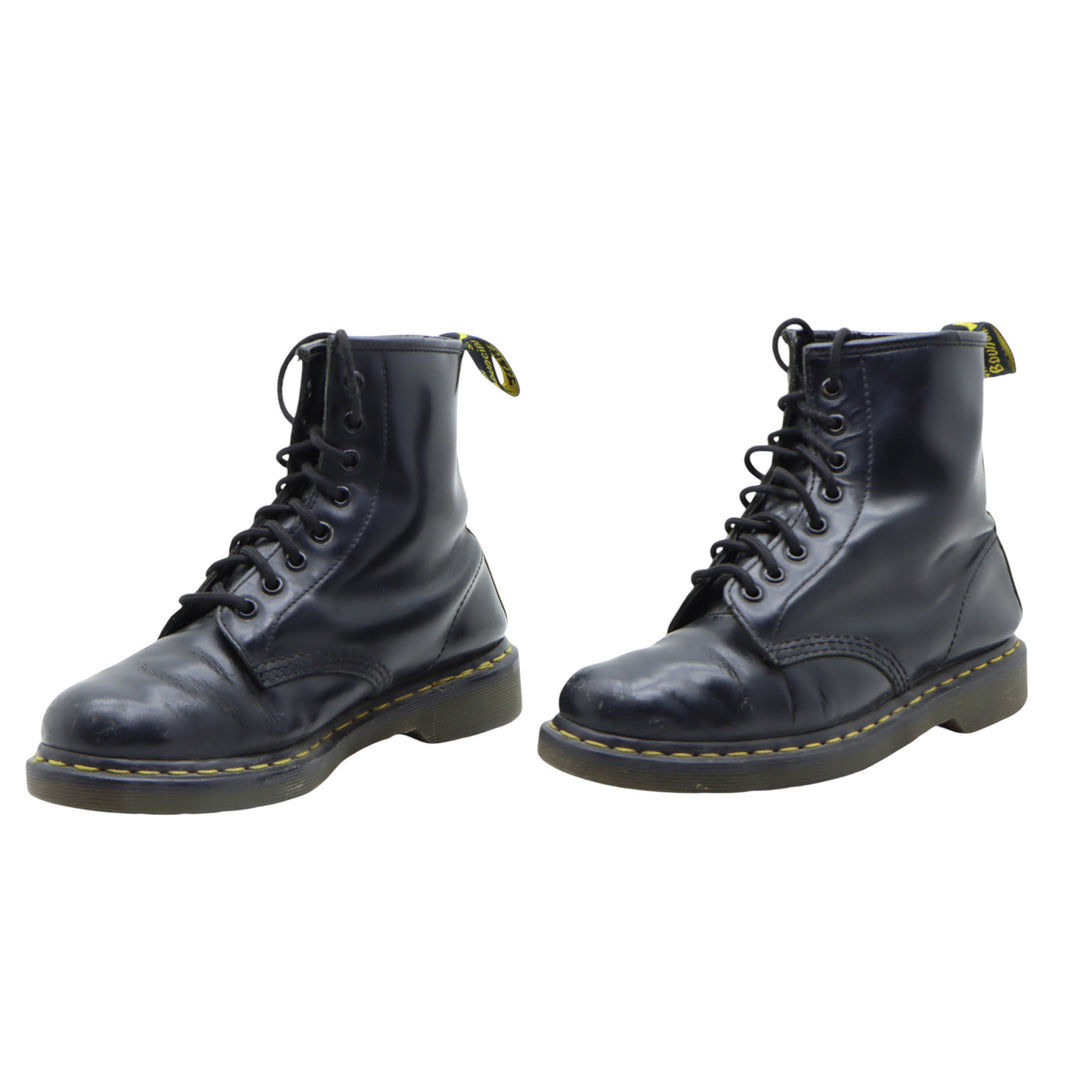 Dr. Martens Stivaletto Nero in Pelle Numero 39 Donna