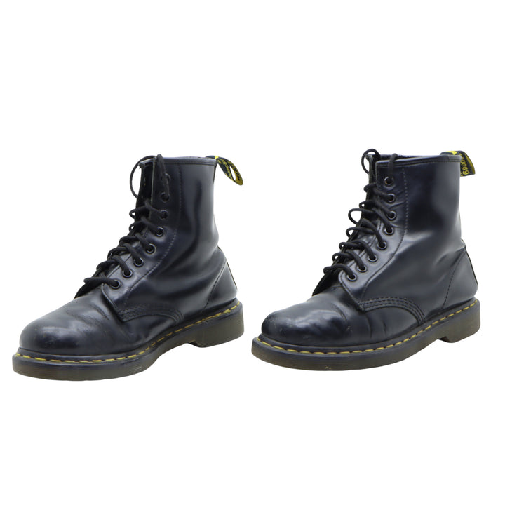 Dr. Martens Stivaletto Nero in Pelle Numero 39 Donna