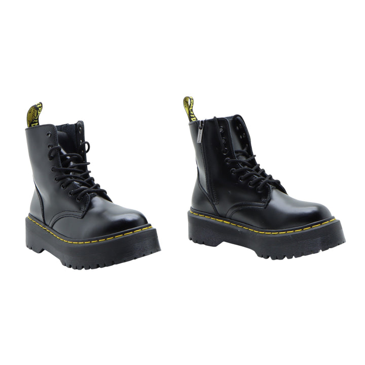 Dr. Martens 1460 Stivaletto Nero in Pelle Numero 41 Donna