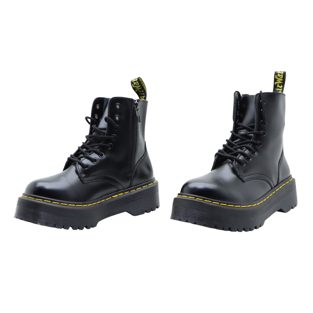 Dr. Martens 1460 Stivaletto Nero in Pelle Numero 41 Donna