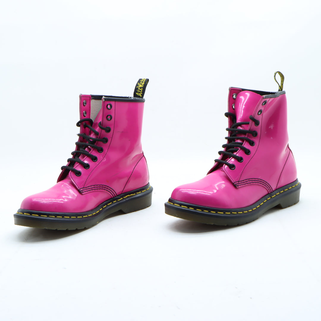 Dr Martens 1460W Stivaletto Nera in Pelle Eu 38 Donna