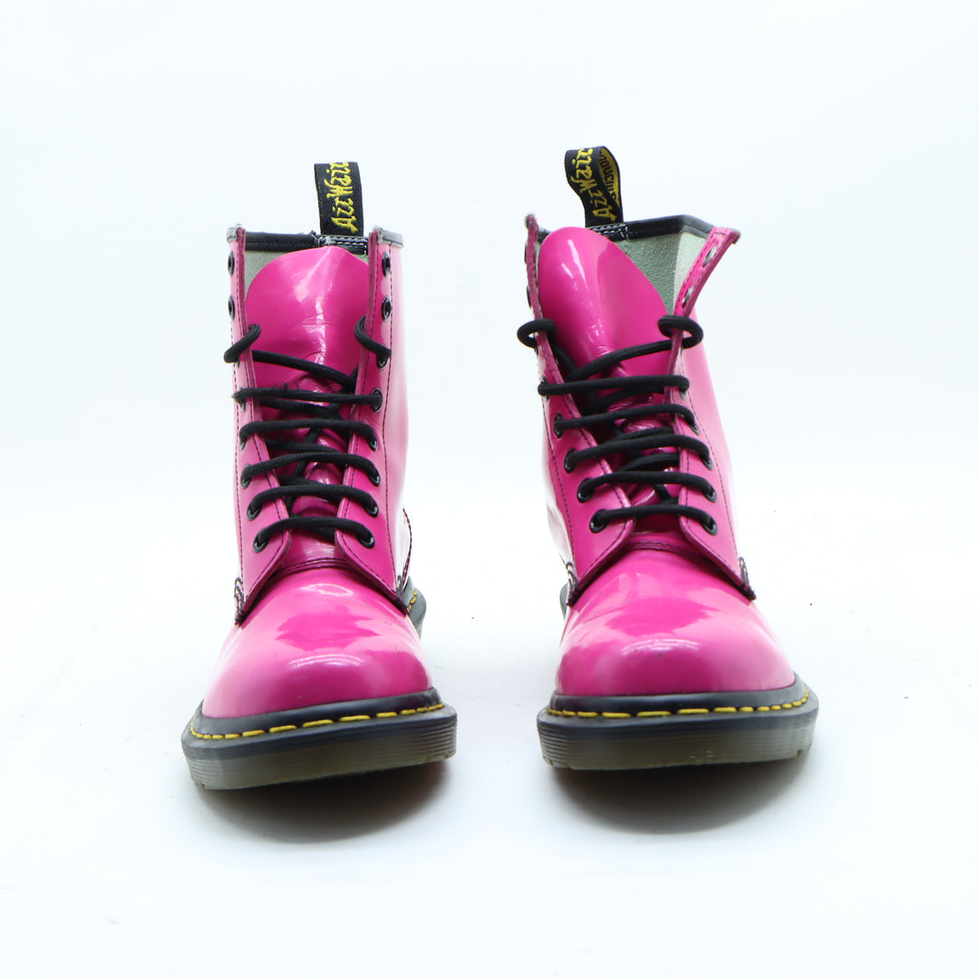 Dr Martens 1460W Stivaletto Nera in Pelle Eu 38 Donna