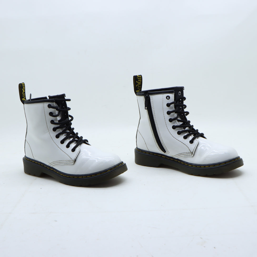 Dr Martens AF500 Stivaletto Bianco in Pelle Eu 35 Bambino