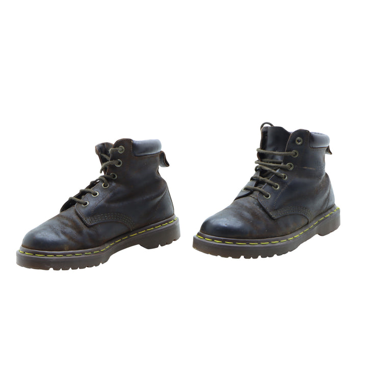 Dr Martens Stivaletto Marrone in Tessuto Numero 38 Unisex Made in England