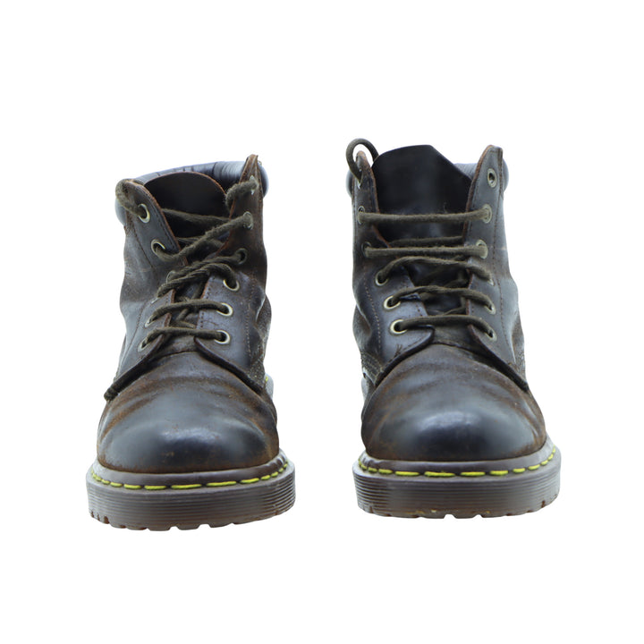 Dr Martens Stivaletto Marrone in Tessuto Numero 38 Unisex Made in England