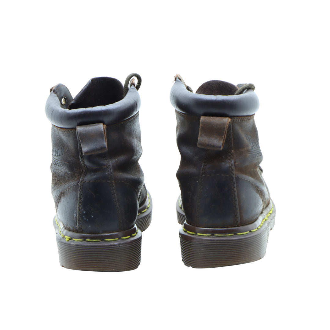 Dr Martens Stivaletto Marrone in Tessuto Numero 38 Unisex Made in England