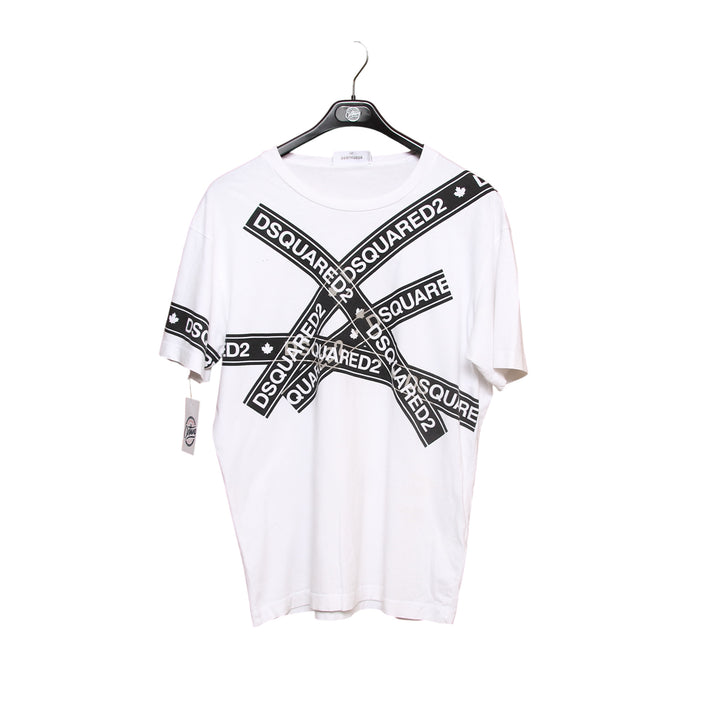 Dsquared2 T-Shirt Bianca Taglia XXL Uomo