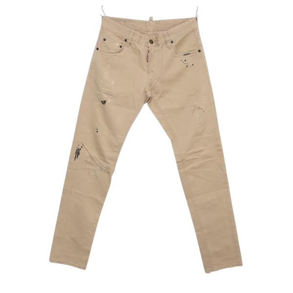 Dsquared2 jeans beige taglia 44 donna