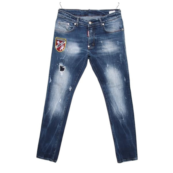 Dsquared2 jeans denim taglia 42 uomo