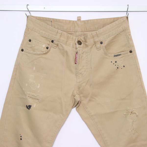 Dsquared2 jeans beige taglia 44 donna