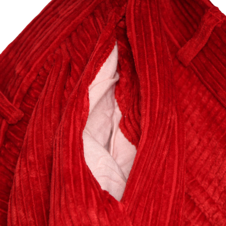 Dublin Mom Fit Jeans in Velluto Rosso Taglia 42 Donna