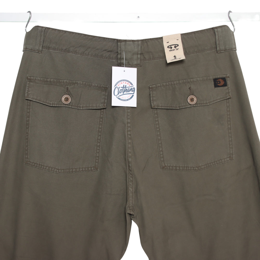 Dunderdon W38 L34 pantalone militare verde da uomo deadstock w/tags