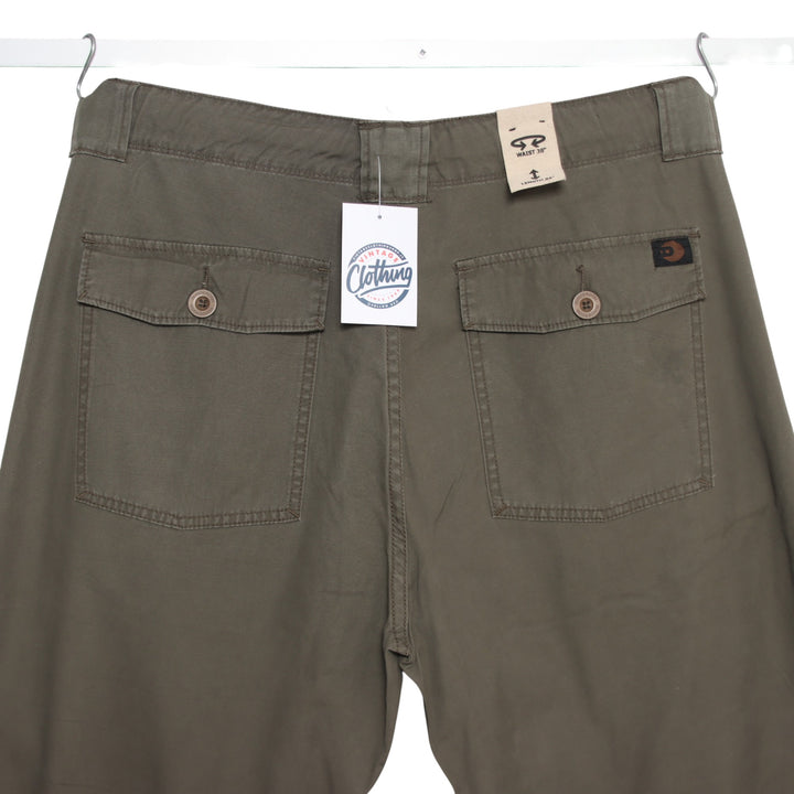 Dunderdon W38 L34 pantalone militare verde da uomo deadstock w/tags