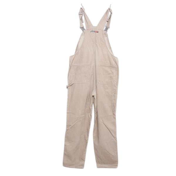Dungarees Bib Overall salopette di jeans beige taglia L uomo
