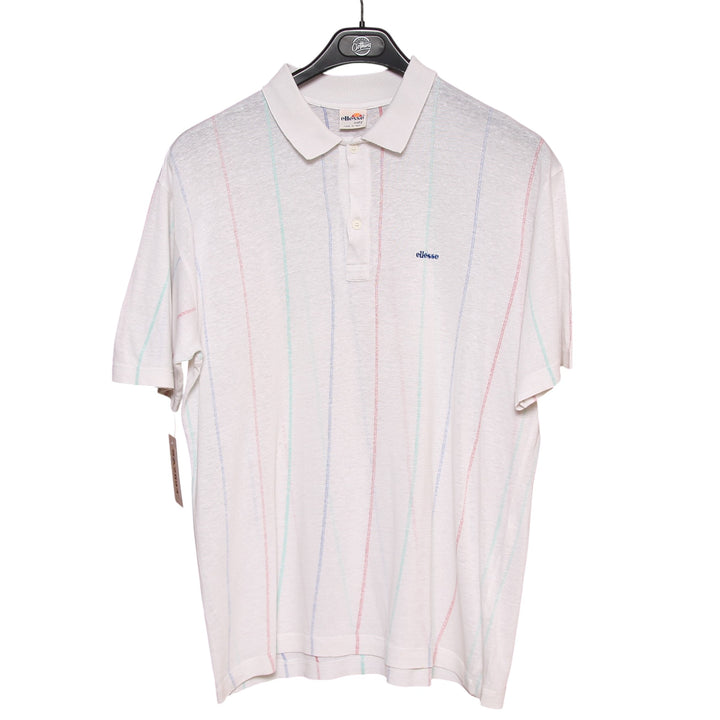 Ellesse Polo Vintage 70' Bianca Unisex