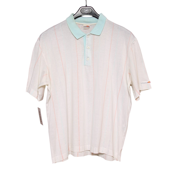 Ellesse Polo Vintage 70' Crema Taglia 50 Uomo