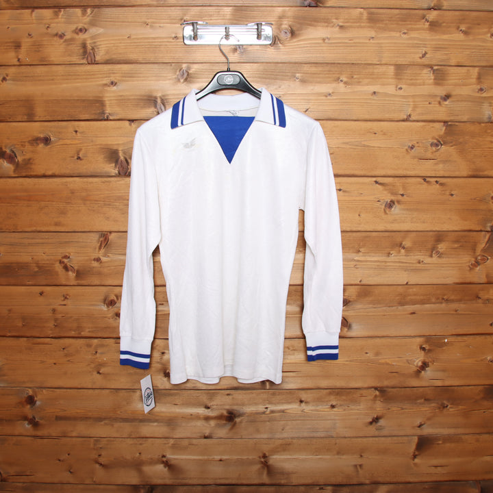 Erima Maglia da Calcio Vintage Bianca Taglia M Uomo Made in W. Germany