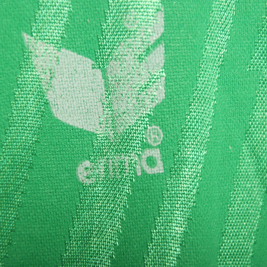 Erima Maglia da Calcio Vintage Verde Taglia L Uomo Made in W. Germany