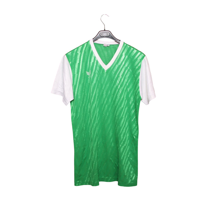 Erima Maglia da Calcio Vintage Verde Taglia L Uomo Made in W. Germany