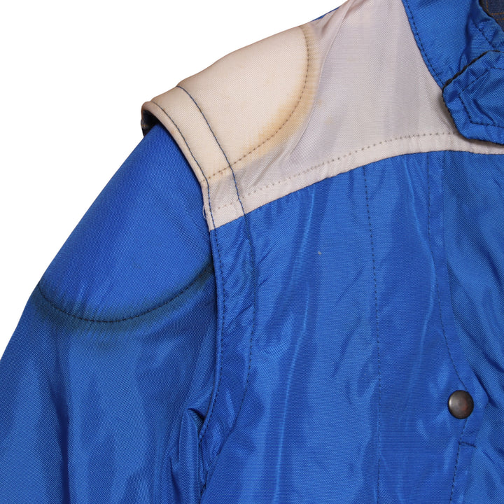 Erregi Giacca da Moto Enduro Vintage Blu Taglia M Uomo