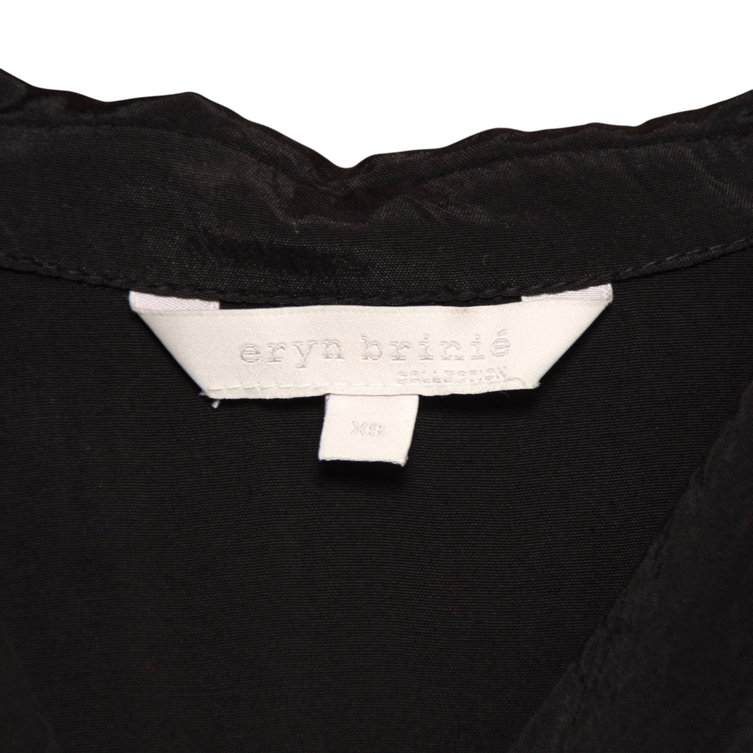 Eryn Brinie Camicia Nera Taglia XS Donna Made in Korea