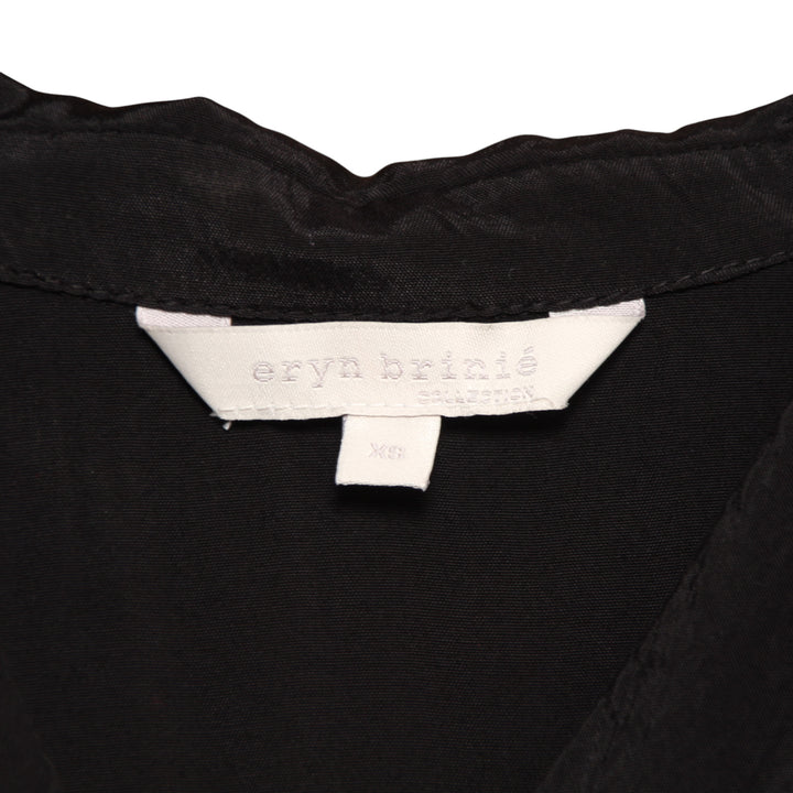 Eryn Brinie Camicia Nera Taglia XS Donna Made in Korea