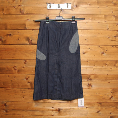 Evisu Gonna di Jeans Denim Taglia 36 Donna