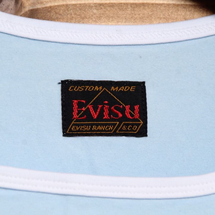 Evisu T-Shirt Vintage Azzurro Taglia M Donna