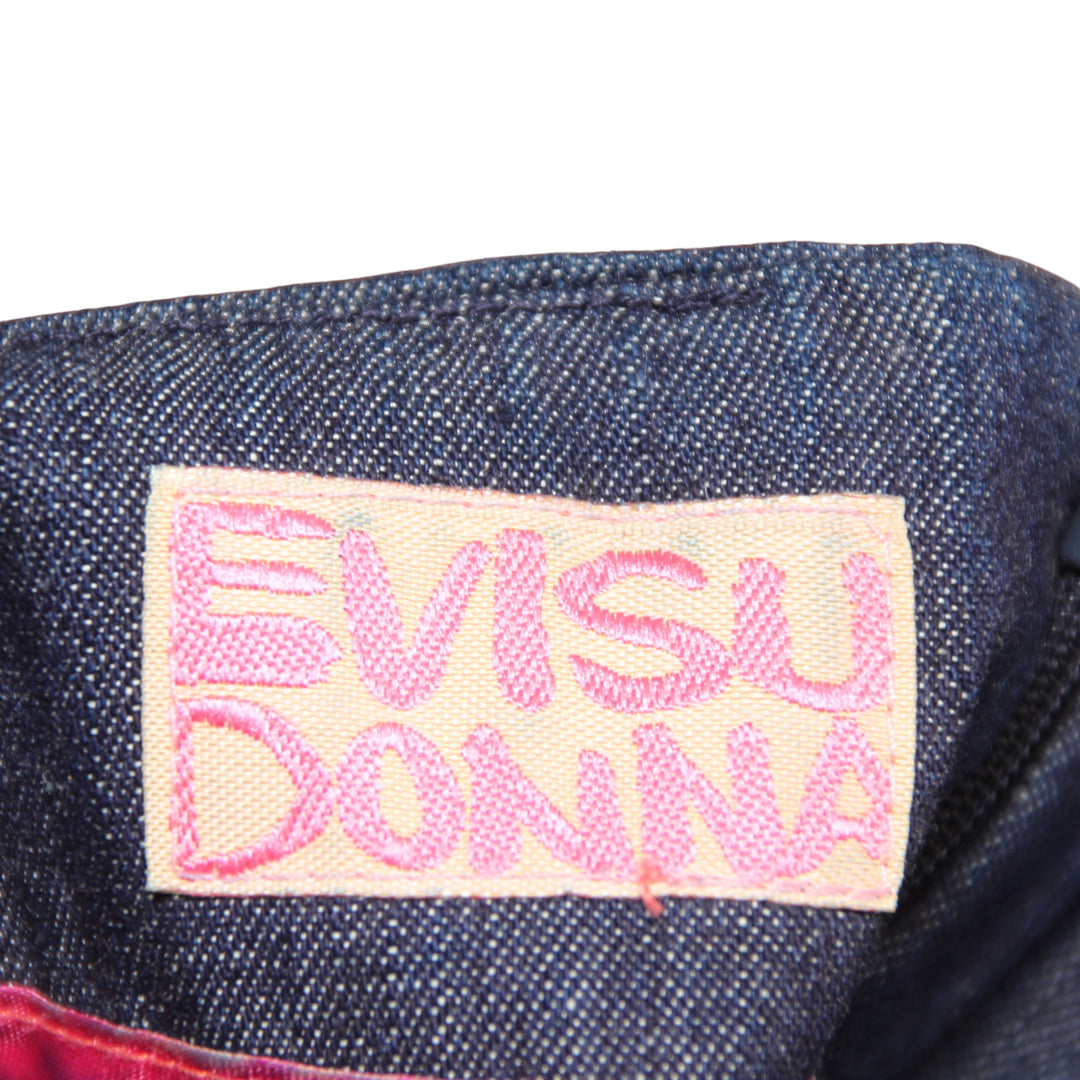 Evisu Gonna di Jeans Denim Taglia 36 Donna