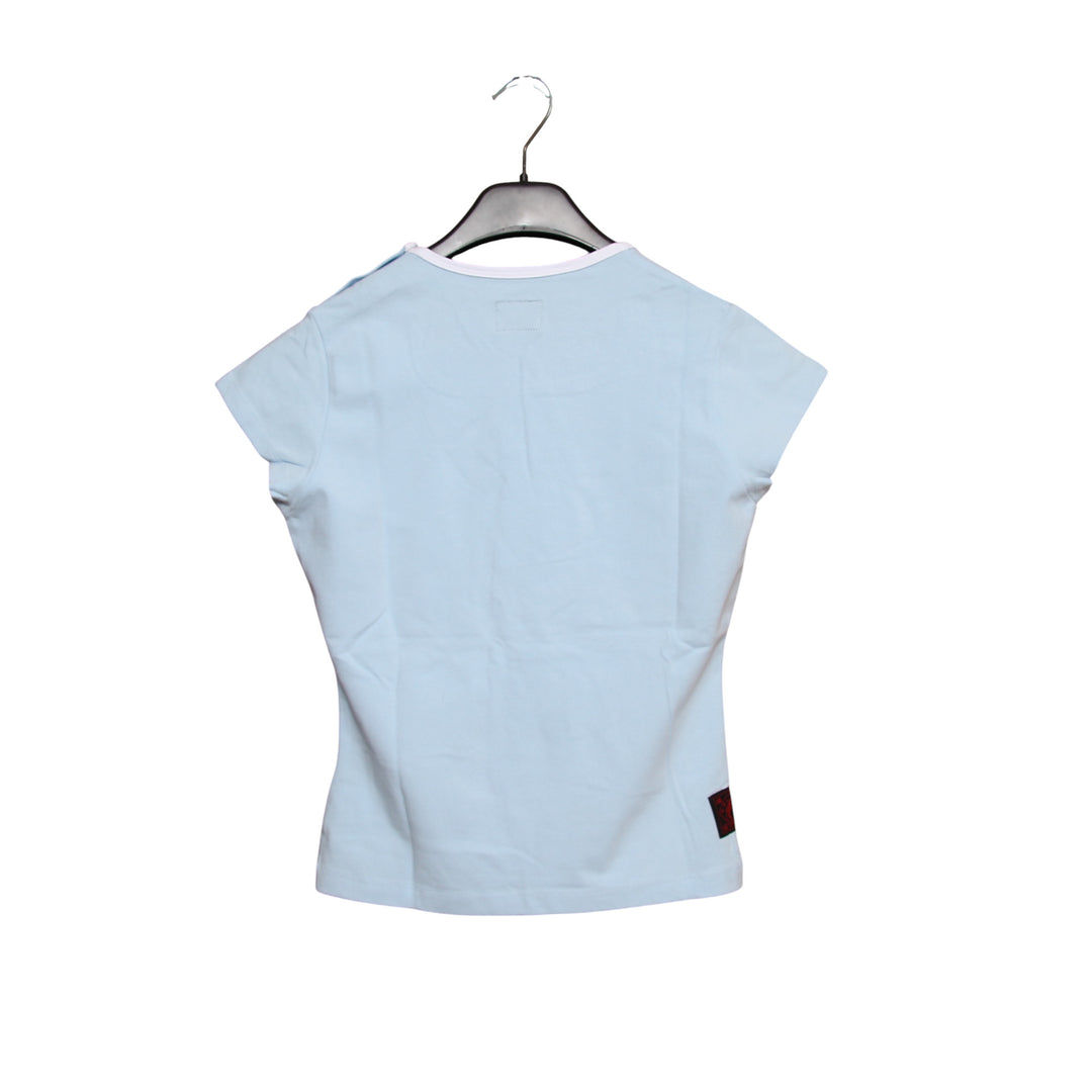 Evisu T-Shirt Vintage Azzurro Taglia M Donna
