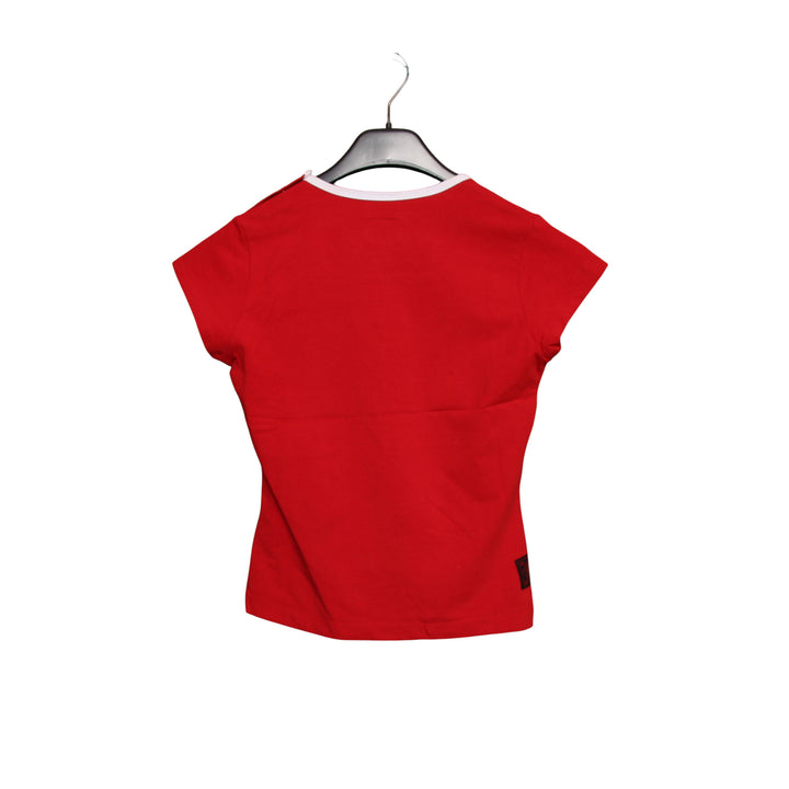Evisu T-Shirt Vintage Rossa Taglia S Donna