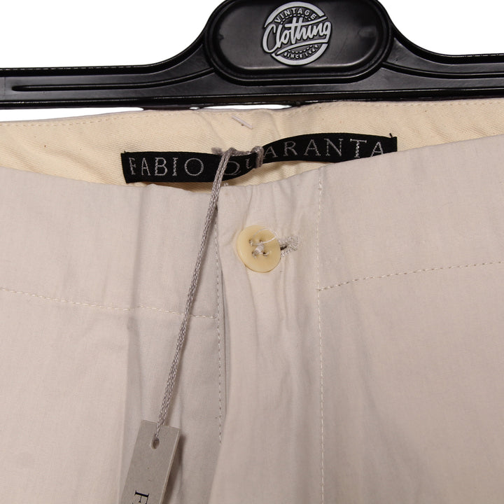 Fabio Quaranta Bermuda Grigio Taglia 48 Uomo Deadstock w/Tags