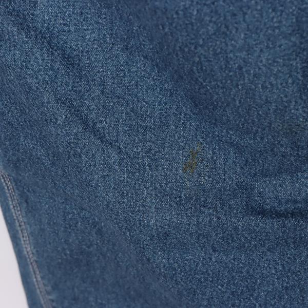 Faded Glory salopette di jeans denim taglia L uomo