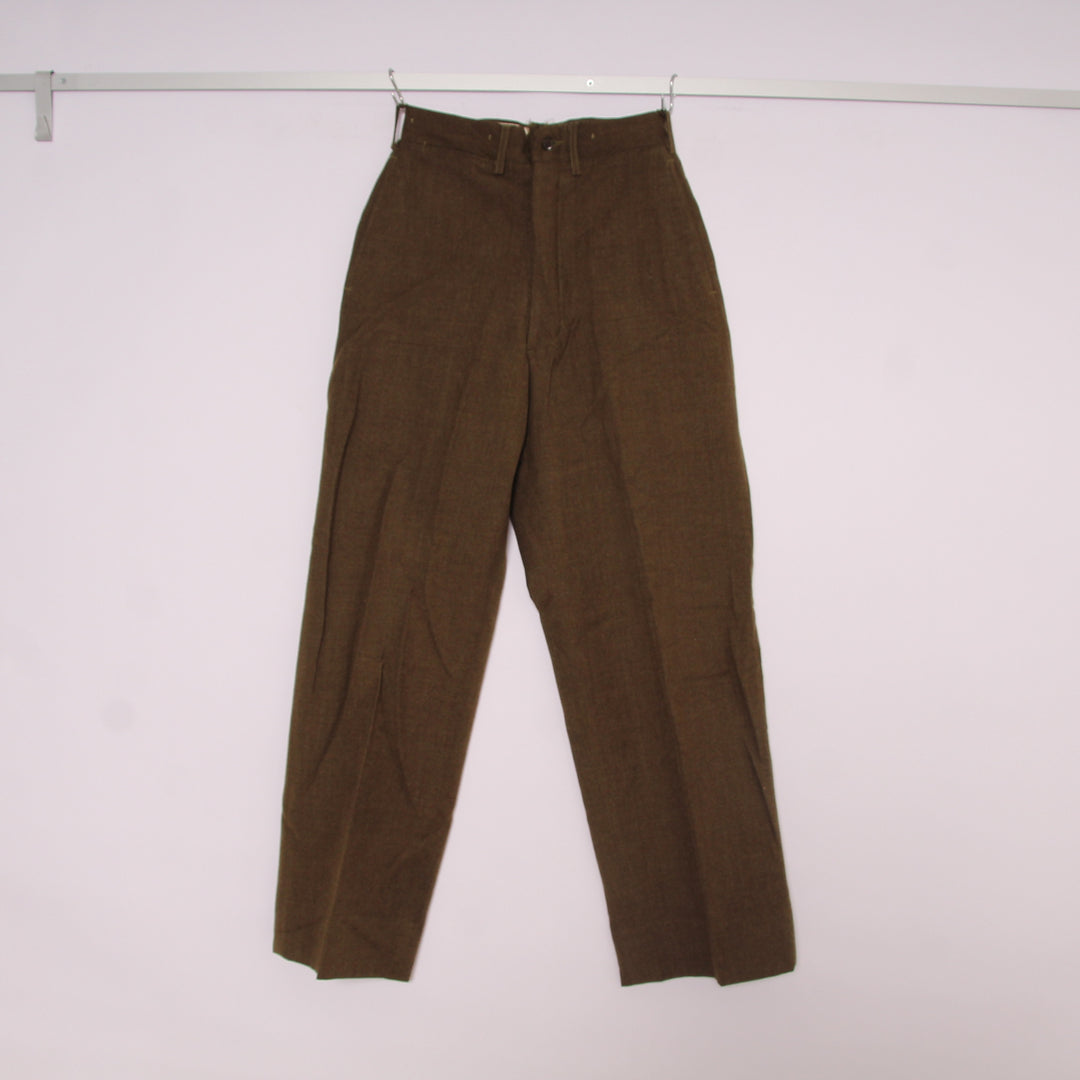 Fatigue OG Wool Pant US Army Vintage 70/80' Marrone W27 L29 Unisex