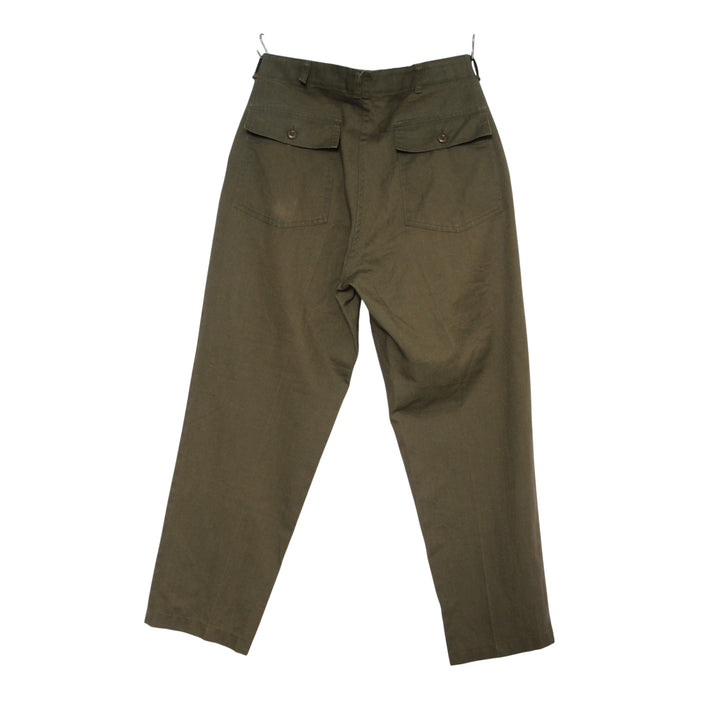 Fatigue OG 507 Pant US Army Vintage 70/80 Verde W34 L33 Uomo