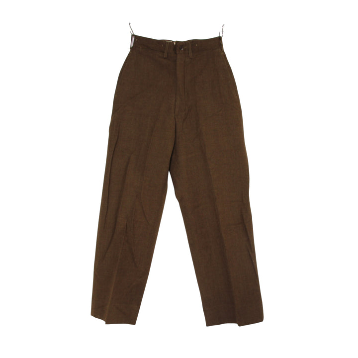 Fatigue OG Wool Pant US Army Vintage 70/80' Marrone W27 L29 Unisex