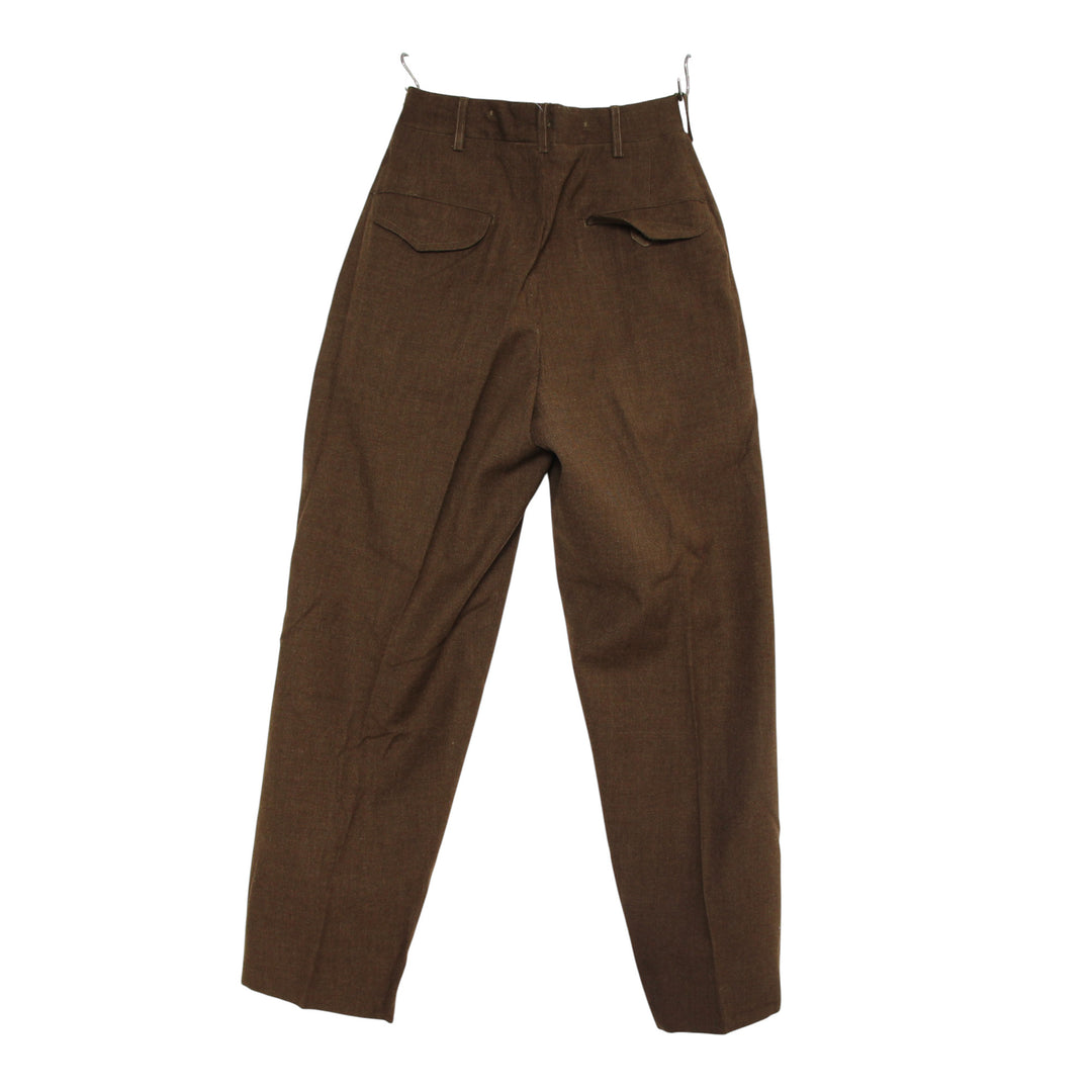Fatigue OG Wool Pant US Army Vintage 70/80' Marrone W27 L29 Unisex