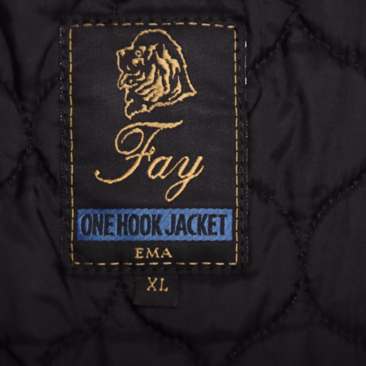 Fay One Hook Jacket Giacca Nera Taglia XL Uomo
