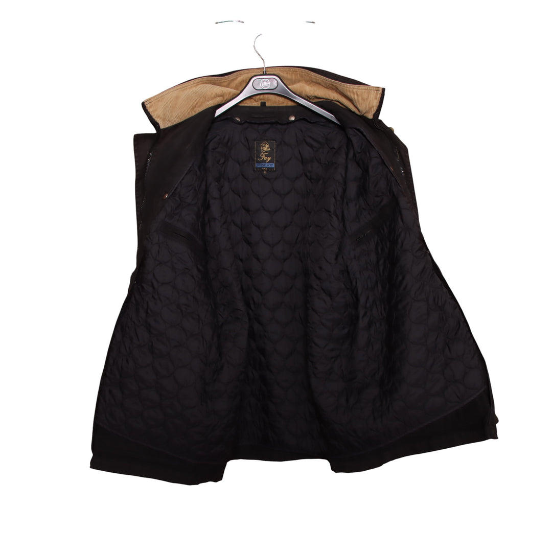 Fay One Hook Jacket Giacca Nera Taglia XL Uomo